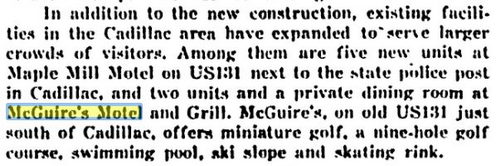 McGuires Grill & Motel - Historical Article
